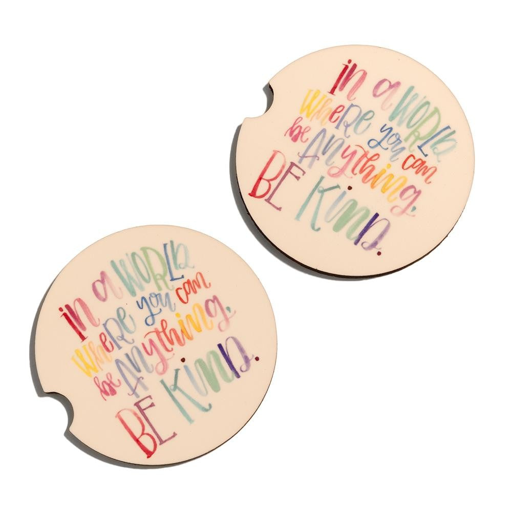 Mix Variety Printed Car Coaster Sets