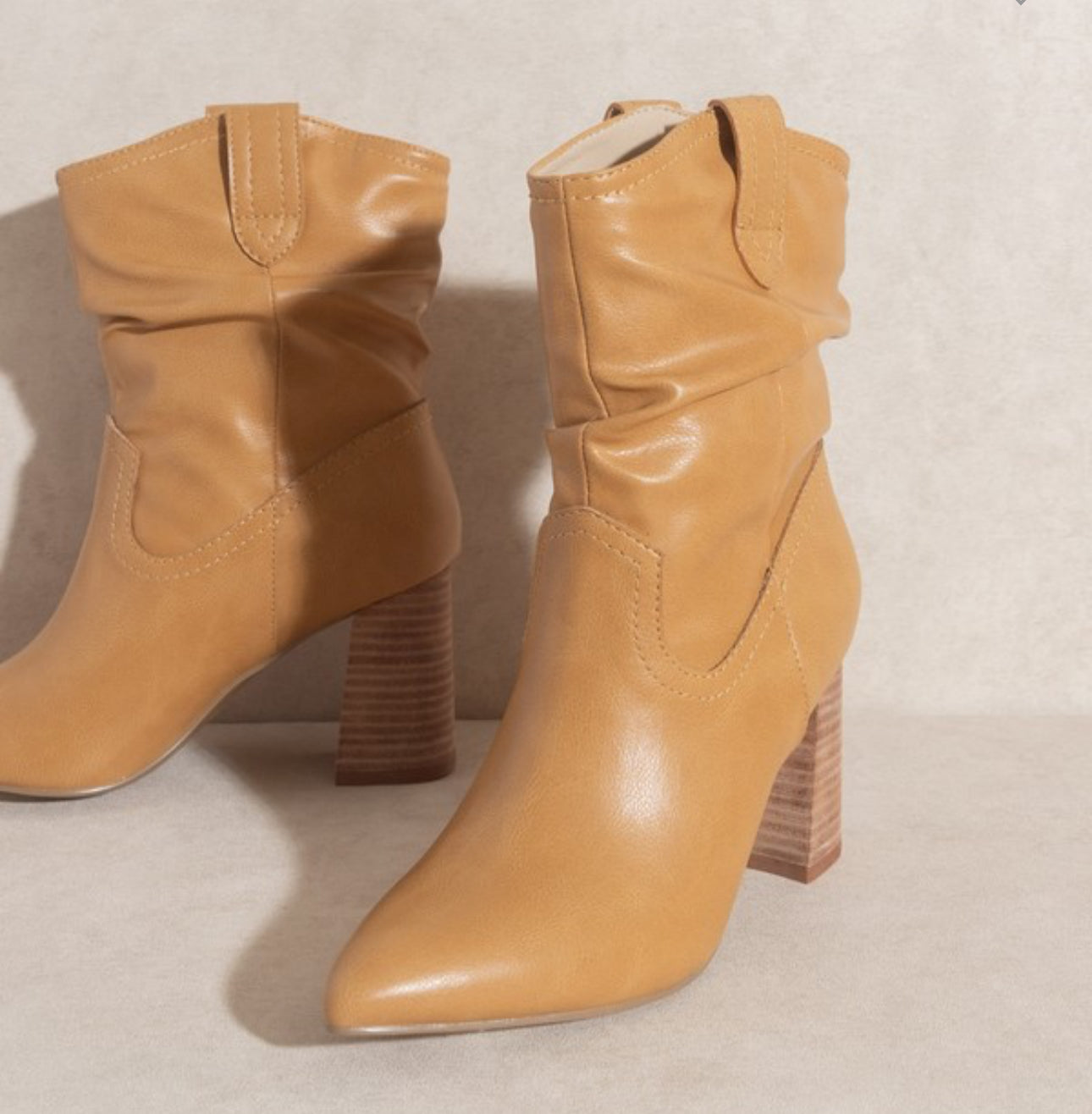 Oasis Society Mavis Tan Western Booties