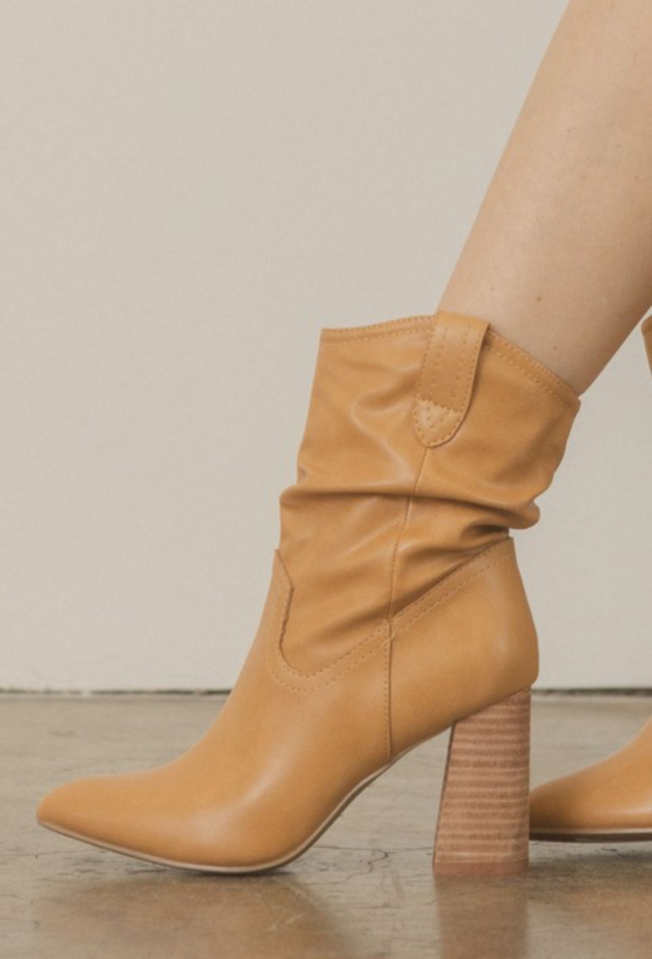Oasis Society Mavis Tan Western Booties