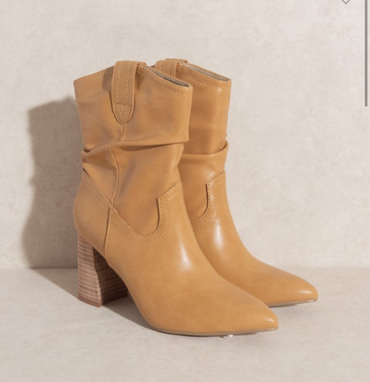 Oasis Society Mavis Tan Western Booties