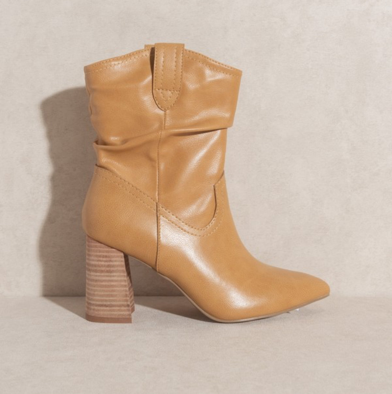 Oasis Society Mavis Tan Western Booties
