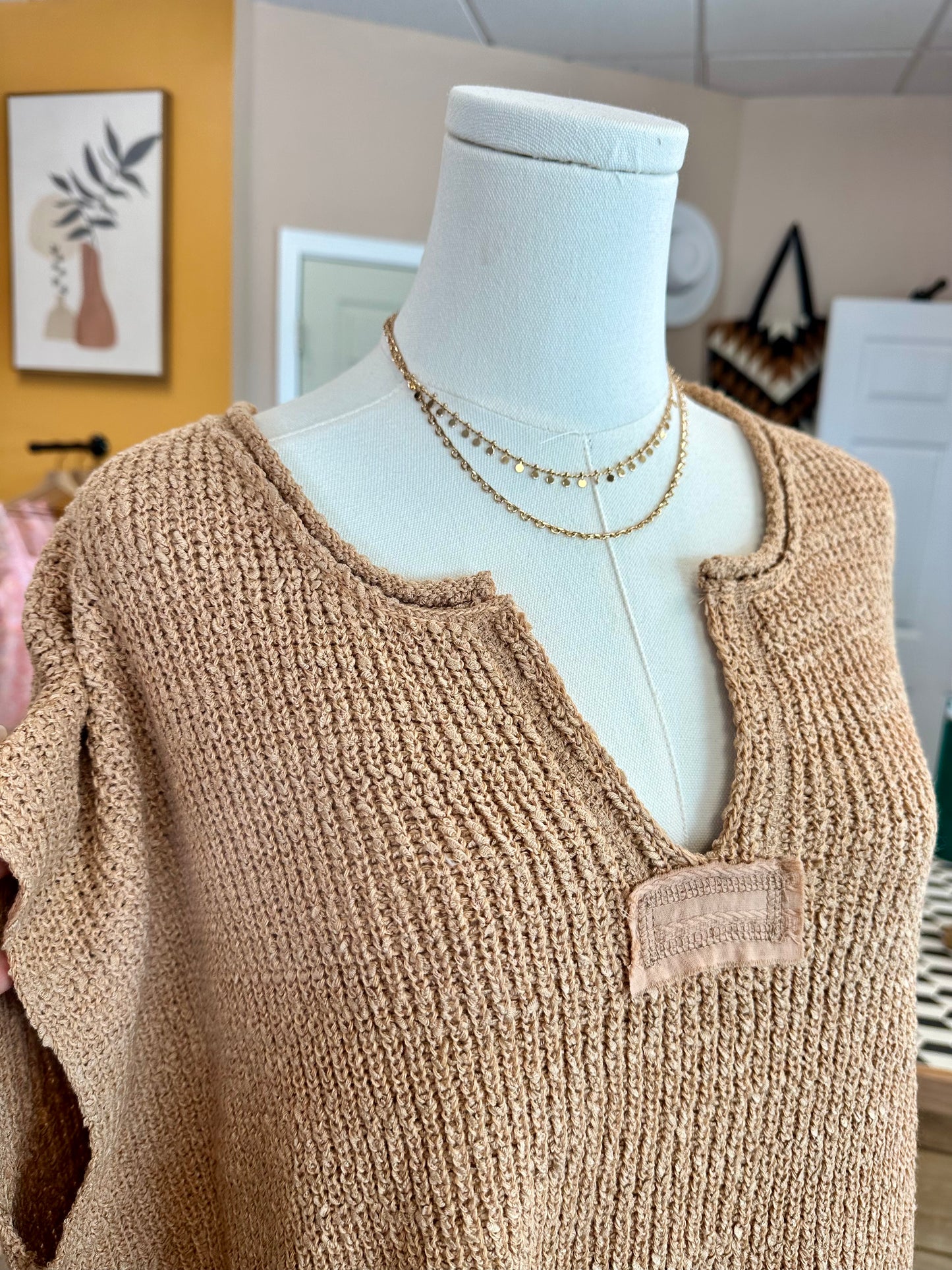 Gold/Silver Medallion Metal Stud Tassels Layered Chain Link Necklace