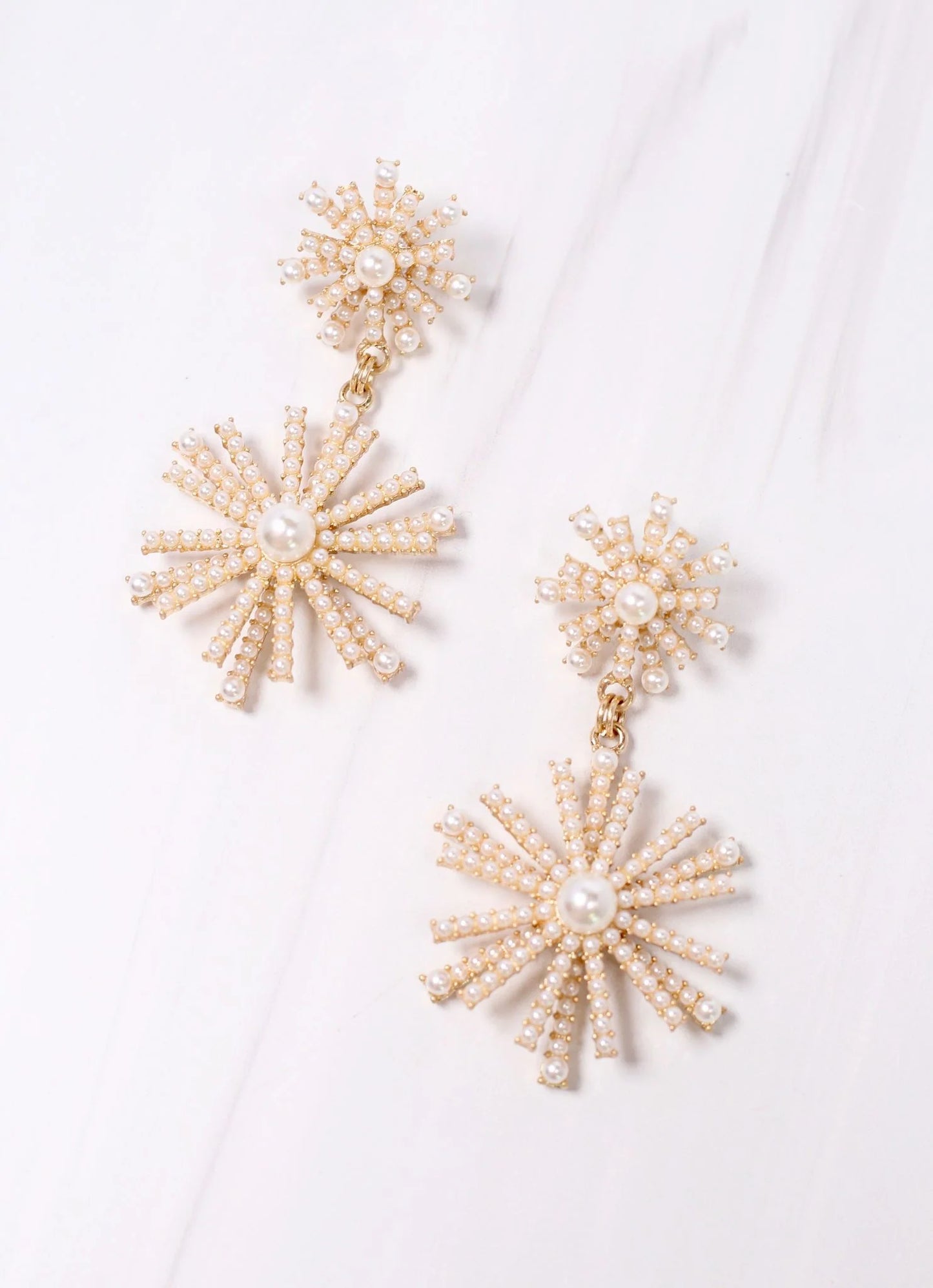 Banyan Pearl & Gold Embellished Drop Earring
