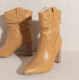 Oasis Society Mavis Tan Western Bootie